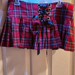 Plaid Mini Skirt